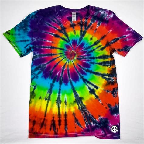 spiral tie dye t shirts